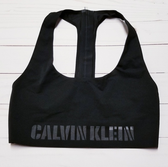 SOLD OUT Laser Mesh Logo Zipper Bonded Bralette - Picture 3 of 8